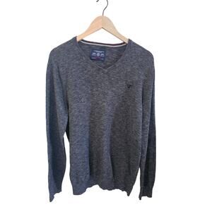 American Eagle Outfitters V-Neck Pullover Sweater Mens Large Preppy Retro Sport